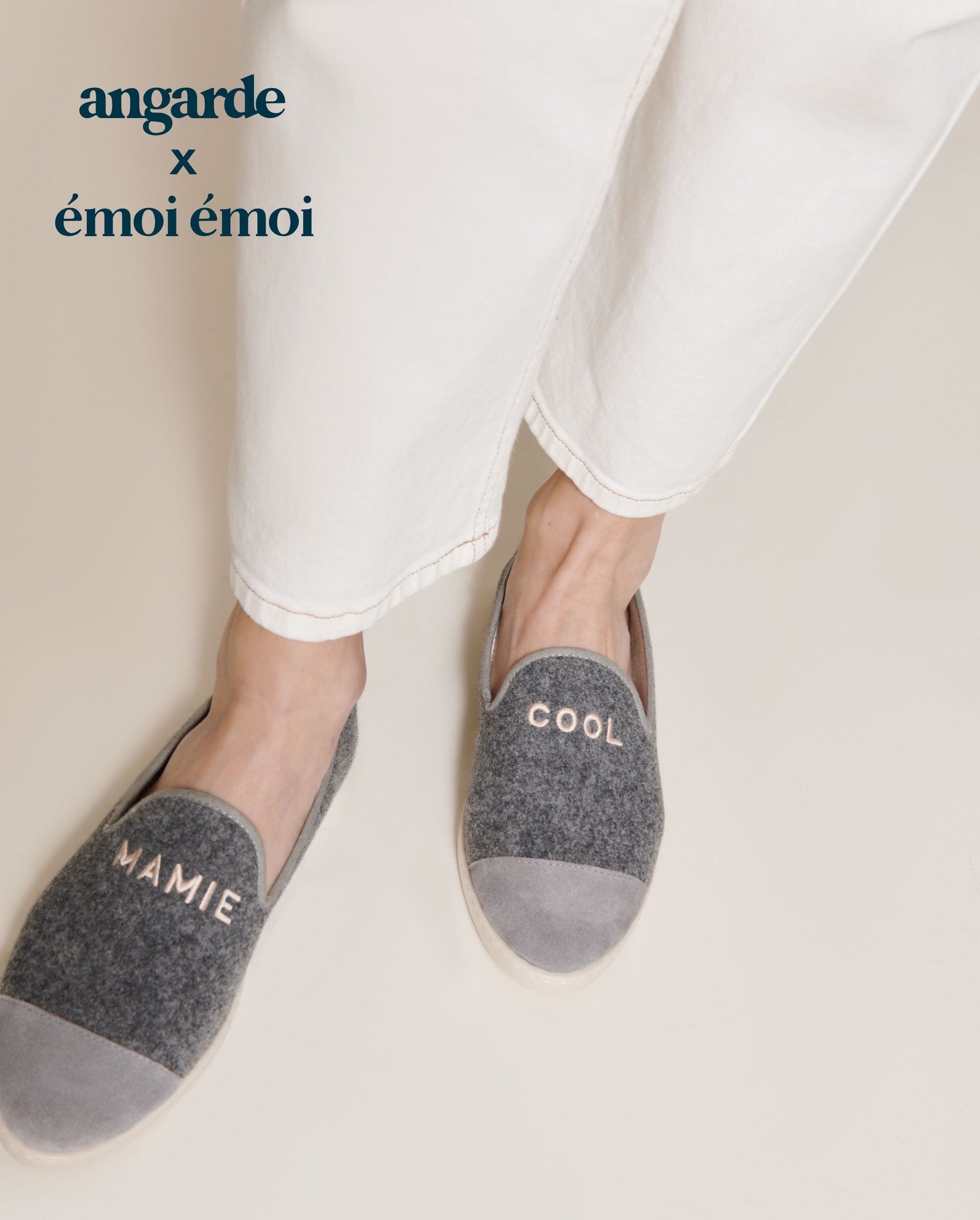 women's slippers mami cool emoi emoi Angarde packshot worn